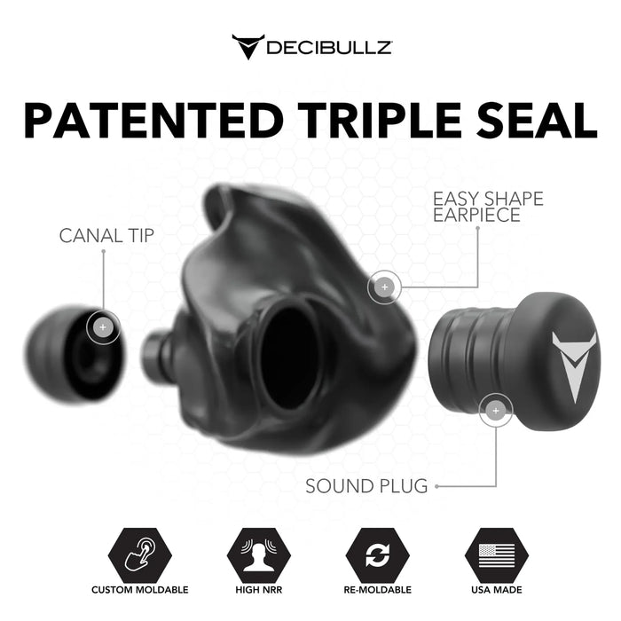 Custom Molded Earplugs 31dB NRR