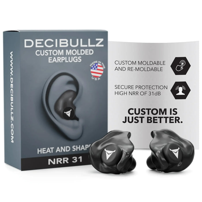 Custom Molded Earplugs 31dB NRR