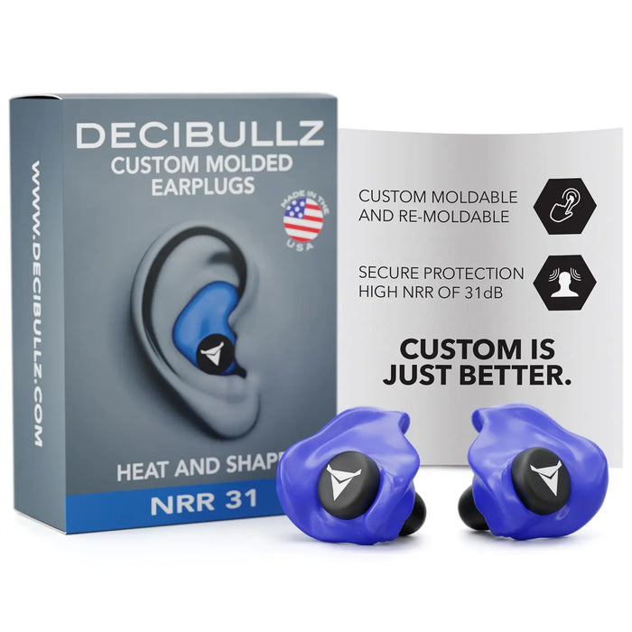 Custom Molded Earplugs 31dB NRR