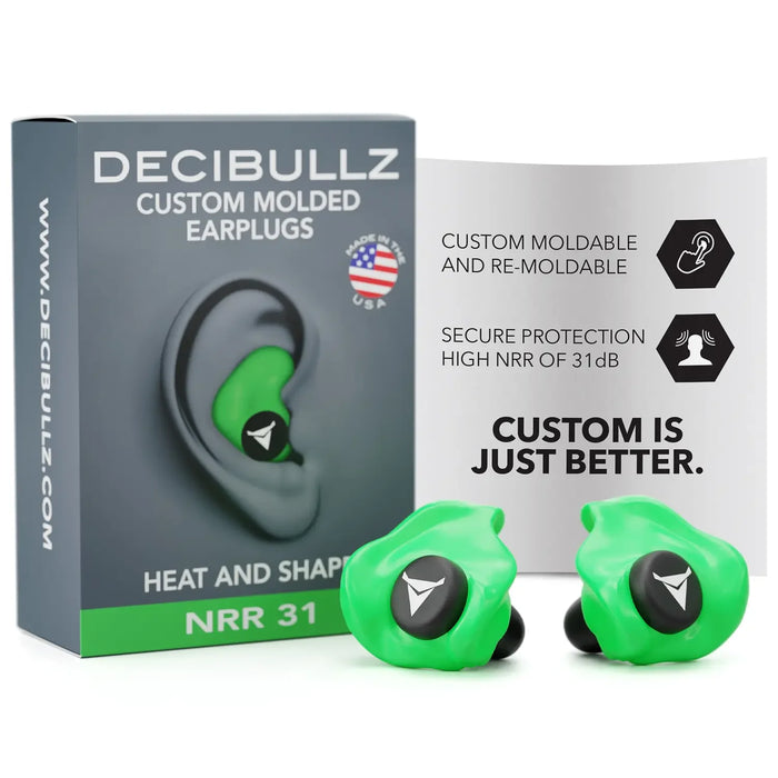 Custom Molded Earplugs 31dB NRR