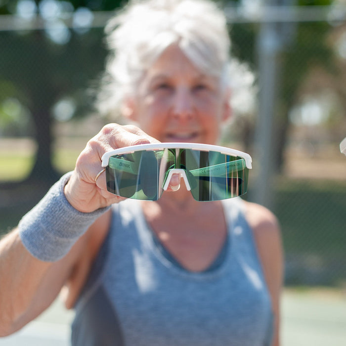 DINK Captiva White Pearl Pickleball Sunglasses