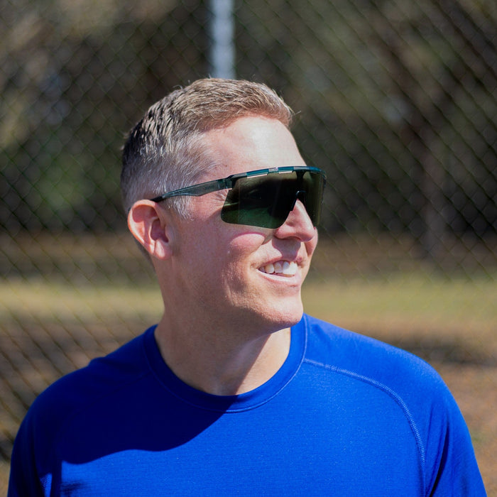 DINK Captiva Large Emerald Green Pickleball Sunglasses