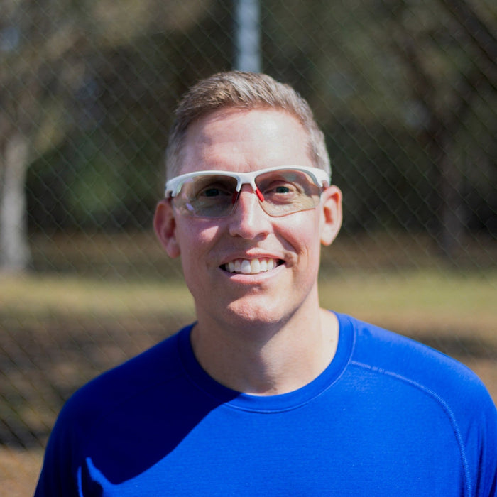 Daytona Pickleball Sunglasses - White/Red