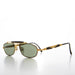image of sunglasses model SUNGLASS MUSEUM SUNGLASS MUSEUM Half Frame Vintage Aviator Deadstock Sunglass - Earl