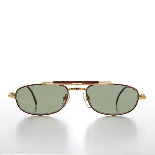 Sunglass Museum Half Frame Vintage Aviator Deadstock Sunglass - Earl - Product image