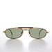 Sunglass Museum Half Frame Vintage Aviator Deadstock Sunglass - Earl - Product image