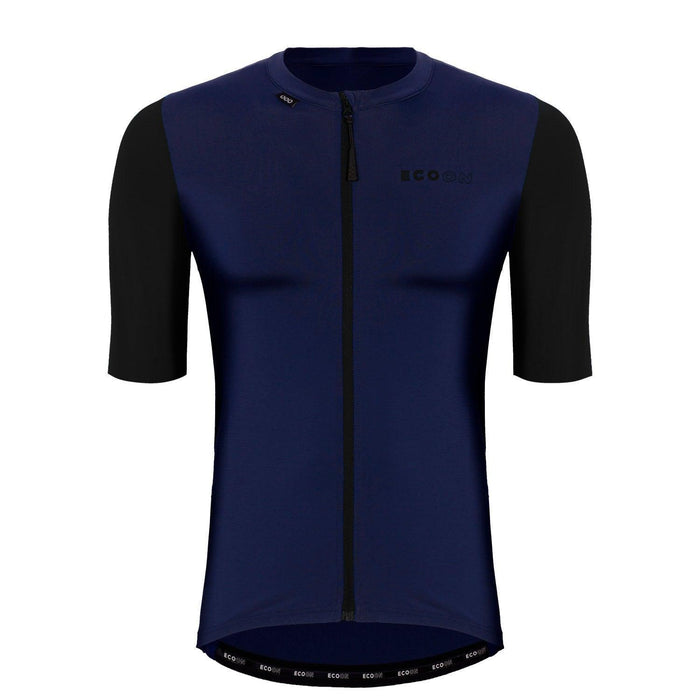 ecoon apparel cycling jacket domancy men sustainable clothing recyclable premium blue KRN glasses ECO110229TXL XL