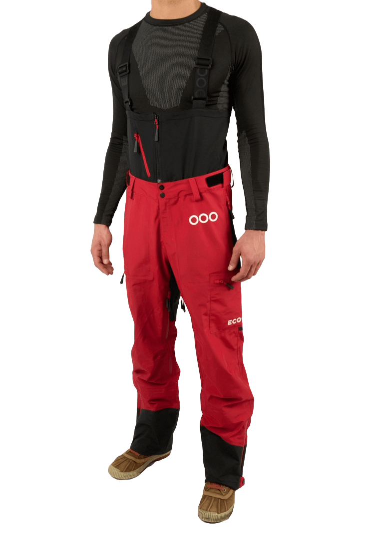 Pantalon de ski rouge homme sale