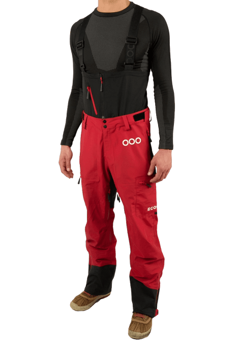 ecoon apparel pants ecoexplorer men sustainable clothing recyclable premium red KRNglasses ECO120113TS