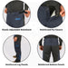ecoon apparel ski pants ecoexplorer men sustainable clothing recyclable premium sky blue eco320116 KRN glasses ECO320116TS S