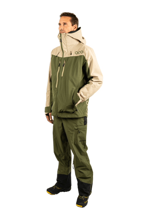 ecoon apparel pants ecoexplorer men sustainable clothing recyclable premium khaki KRNglasses ECO120121TS