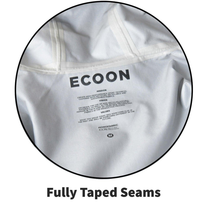 ecoon apparel ski jacket ecoexplorer men sustainable clothing recyclable premium sky blue eco380116 KRN glasses ECO380116TL L