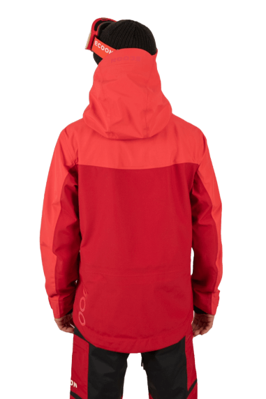 Ecoon Ecoexplorer Ski Jacket Men Red/Dark Red ECO180113TS Recycled Recyclable