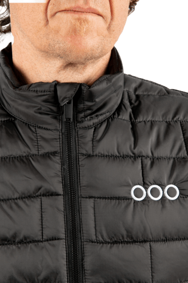 ecoon apparel jacket ecoactive insulated men sustainable clothing recyclable premium black KRN glasses ECO180301TL L