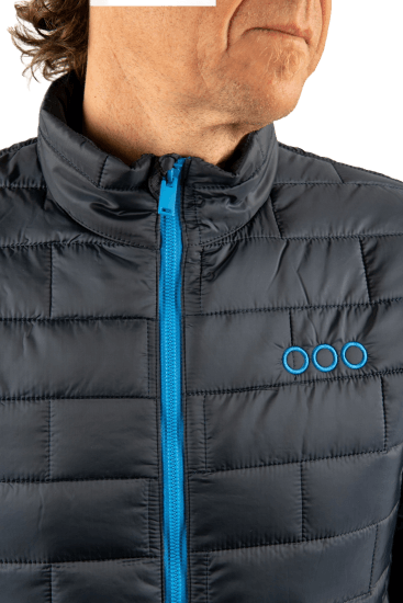 ecoon apparel jacket ecoactive insulated men sustainable clothing recyclable premium blue KRN glasses ECO180320TL L