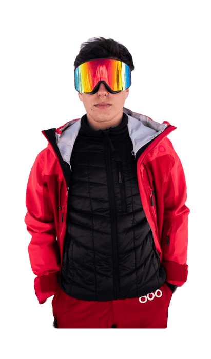 ecoon apparel vest ecoactive insulated men sustainable clothing recyclable premium black KRN glasses ECO180401TXL XL