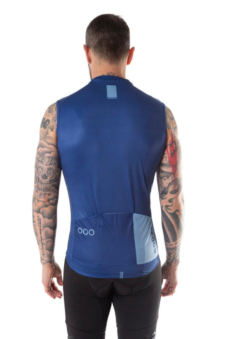ECOON ALPE D´HUEZ Cycling Vest Windproof Men Blue