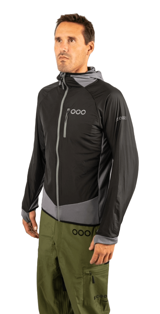 Ecoon Apparel Jacket Midlayer Ecoactive Light Insulated Hybrid With ...