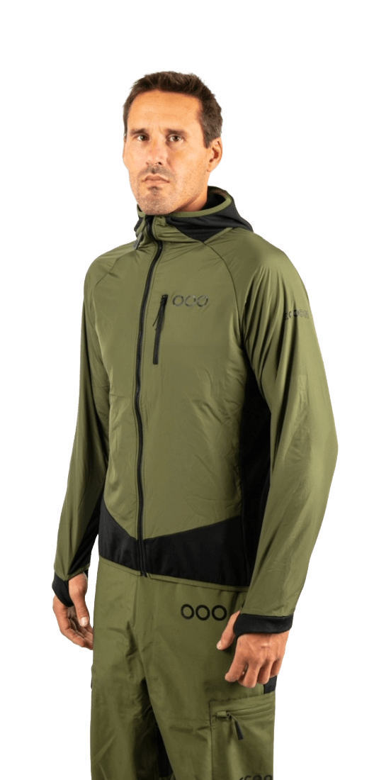Ecoon Apparel Jacket Midlayer Ecoactive Light Insulated Hybrid With ...