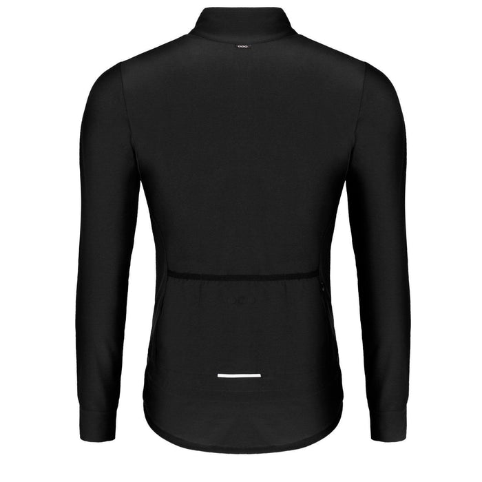 ecoon apparel cycling jacket puy de dome men sustainable clothing recyclable premium black KRN glasses ECO182301TXL XL