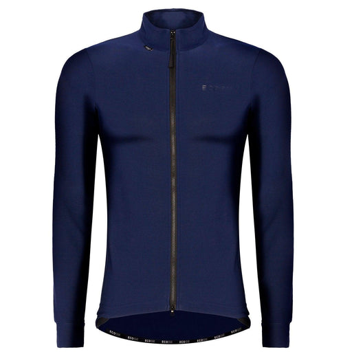 ecoon apparel cycling jacket puy de dome men sustainable clothing recyclable premium blue navy KRN glasses ECO182320TM M