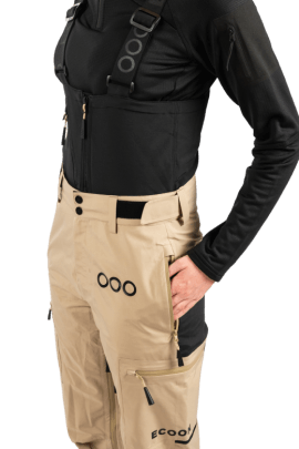 ecoon apparel pants ecoexplorer women sustainable clothing recyclable premium beige KRNglasses ECO220110TXS
