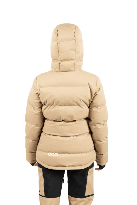 Ecoon Ecothermo Warm Insulated Ski Jacket Women Beige ECO280810TXS Recycled Recyclable