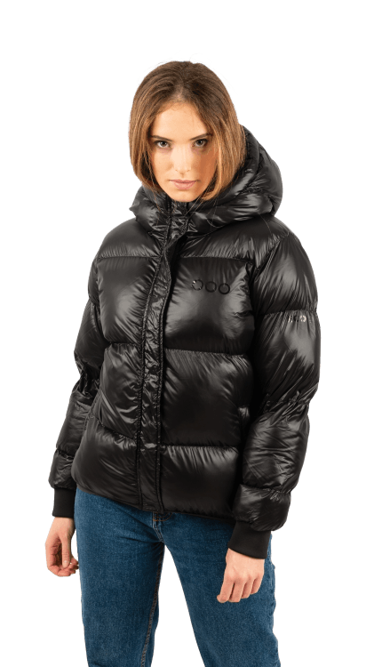 ecoon apparel jacket monaco short women sustainable clothing recyclable premium black eco281201_a KRN glasses ECO281201TXS XS