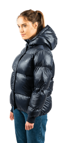 ecoon apparel jacket monaco short women sustainable clothing recyclable premium blue eco281220_a KRN glasses ECO281220TL L