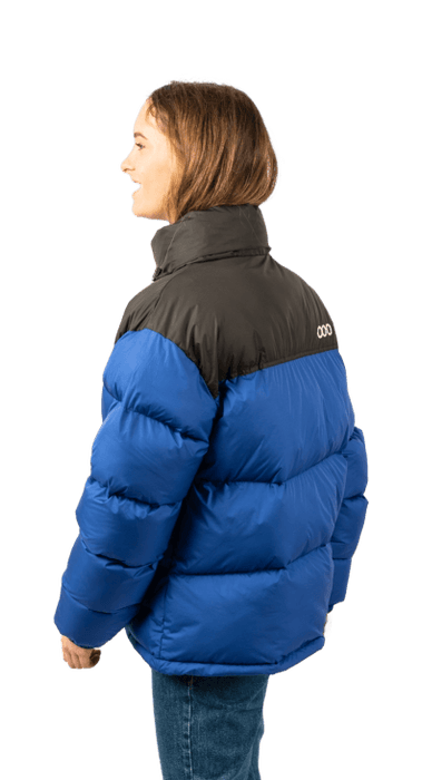 ecoon apparel jacket lisboa short unisex sustainable clothing recyclable premium light blue black eco281303_a KRN glasses ECO281303TM M