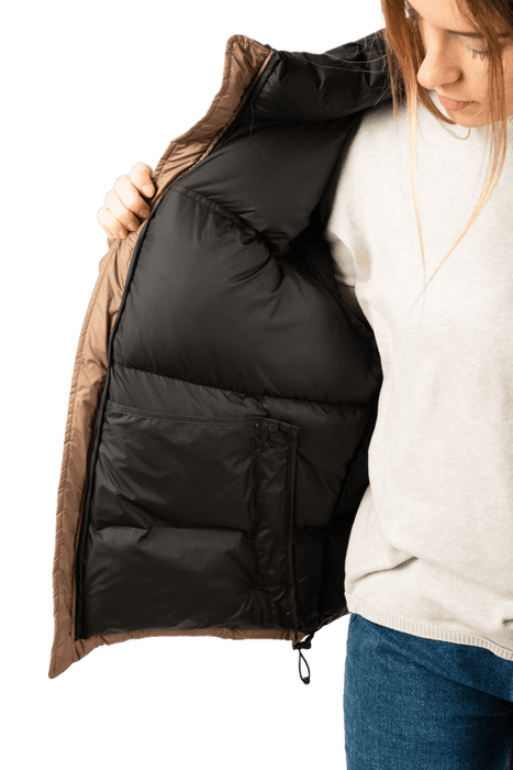 ecoon apparel jacket lisboa short unisex sustainable clothing recyclable premium khaki black eco281321_a KRN glasses 