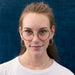 image of sunglasses model SUNGLASS MUSEUM SUNGLASS MUSEUM Round Preppy Polo Style Clear Lens Tortoise Vintage Glasses - Einstein