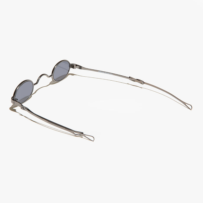 SUNGLASS MUSEUM Tiny Oval Spectacle Sunglass with Sliding Temples - Eli