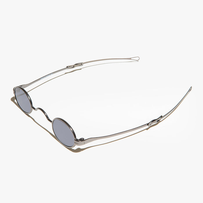 SUNGLASS MUSEUM Tiny Oval Spectacle Sunglass with Sliding Temples - Eli