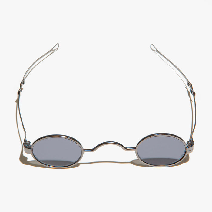 SUNGLASS MUSEUM Tiny Oval Spectacle Sunglass with Sliding Temples - Eli
