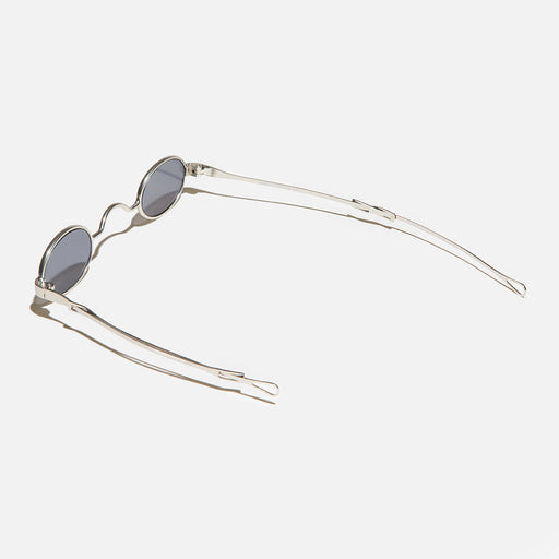 SUNGLASS MUSEUM Tiny Oval Spectacle Sunglass with Sliding Temples - Eli - Product image