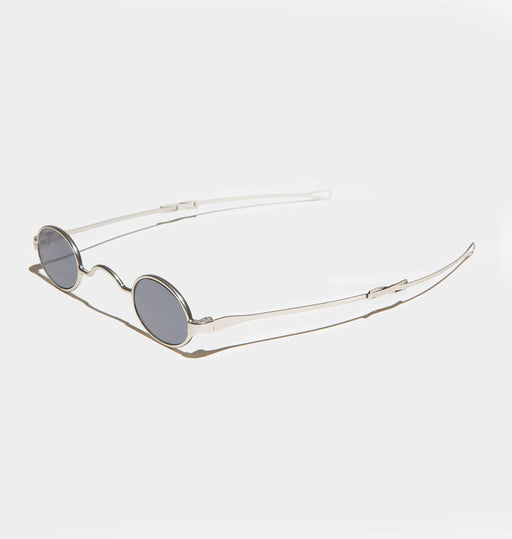 SUNGLASS MUSEUM Tiny Oval Spectacle Sunglass with Sliding Temples - Eli - Product image
