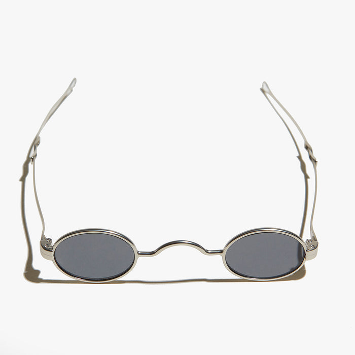 SUNGLASS MUSEUM Tiny Oval Spectacle Sunglass with Sliding Temples - Eli