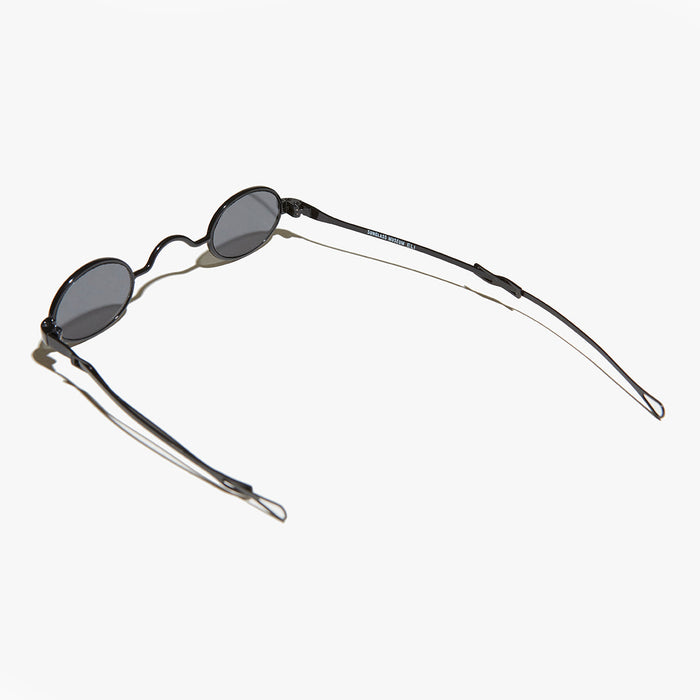 SUNGLASS MUSEUM Tiny Oval Spectacle Sunglass with Sliding Temples - Eli