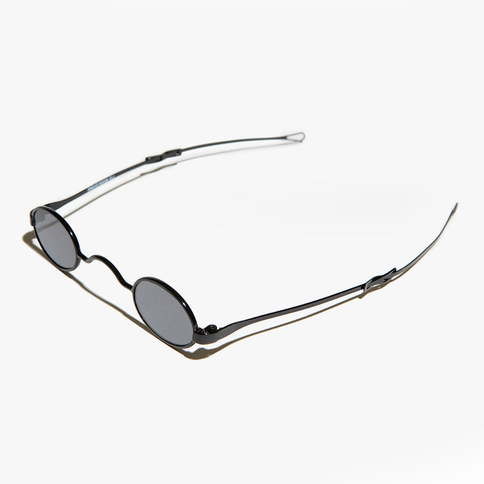SUNGLASS MUSEUM Tiny Oval Spectacle Sunglass with Sliding Temples - Eli