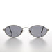 image of sunglasses model SUNGLASS MUSEUM Oval Metal 90s Vintage Sunglasses - Ellery