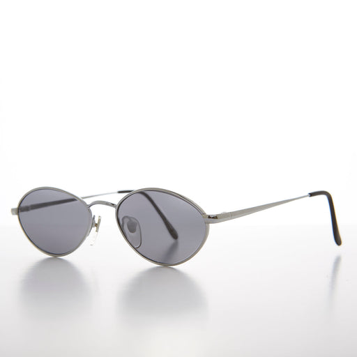 image of sunglasses model SUNGLASS MUSEUM Oval Metal 90s Vintage Sunglasses - Ellery