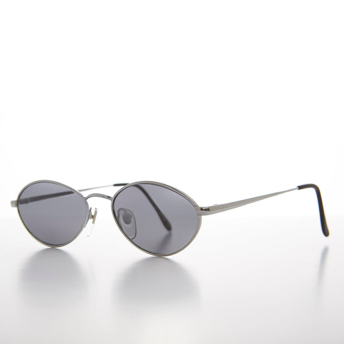 image of sunglasses model SUNGLASS MUSEUM Oval Metal 90s Vintage Sunglasses - Ellery