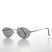 image of sunglasses model SUNGLASS MUSEUM Oval Metal 90s Vintage Sunglasses - Ellery