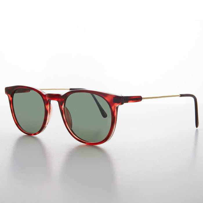 SUNGLASS MUSEUM Classic Rounded-Square Vintage Sunglasses - Enzo