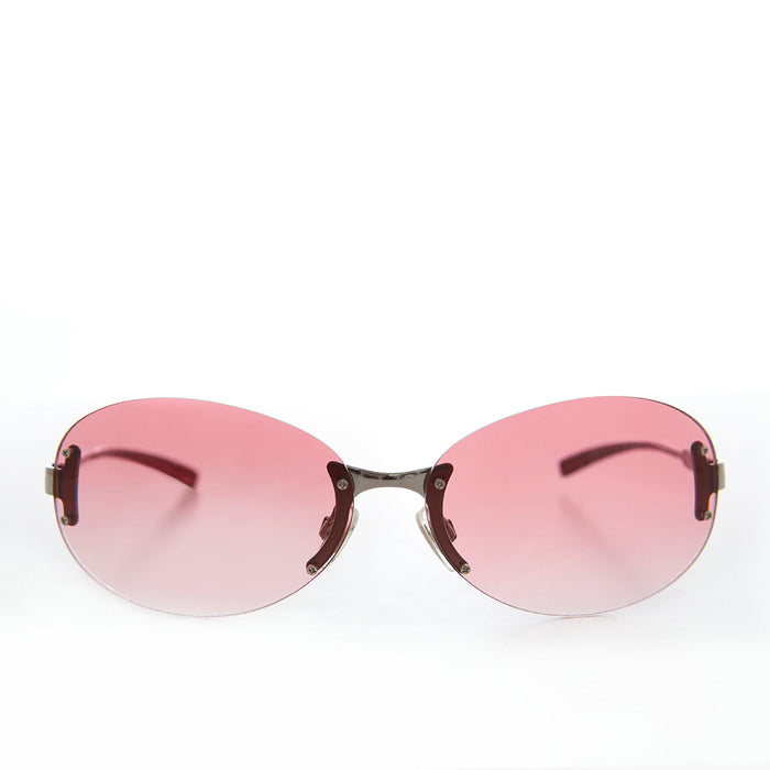 SUNGLASS MUSEUM Large Oval Vintage Sunglasses - Eugena - Product image