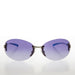 SUNGLASS MUSEUM Large Oval Vintage Sunglasses - Eugena - Product image