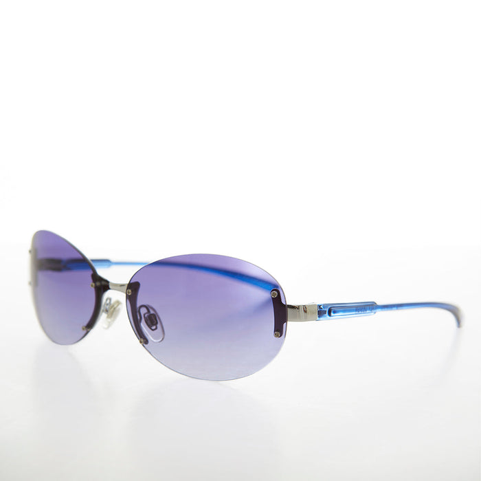 SUNGLASS MUSEUM Large Oval Vintage Sunglasses - Eugena - Product image
