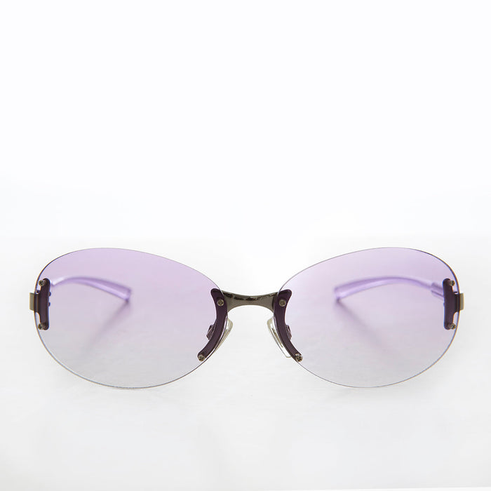 SUNGLASS MUSEUM Large Oval Vintage Sunglasses - Eugena - Product image