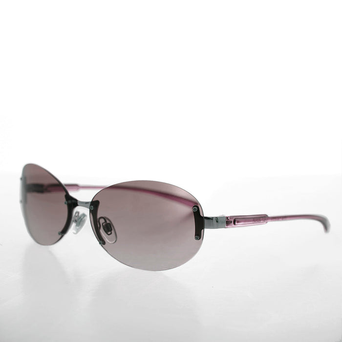 SUNGLASS MUSEUM Large Oval Vintage Sunglasses - Eugena - Product image